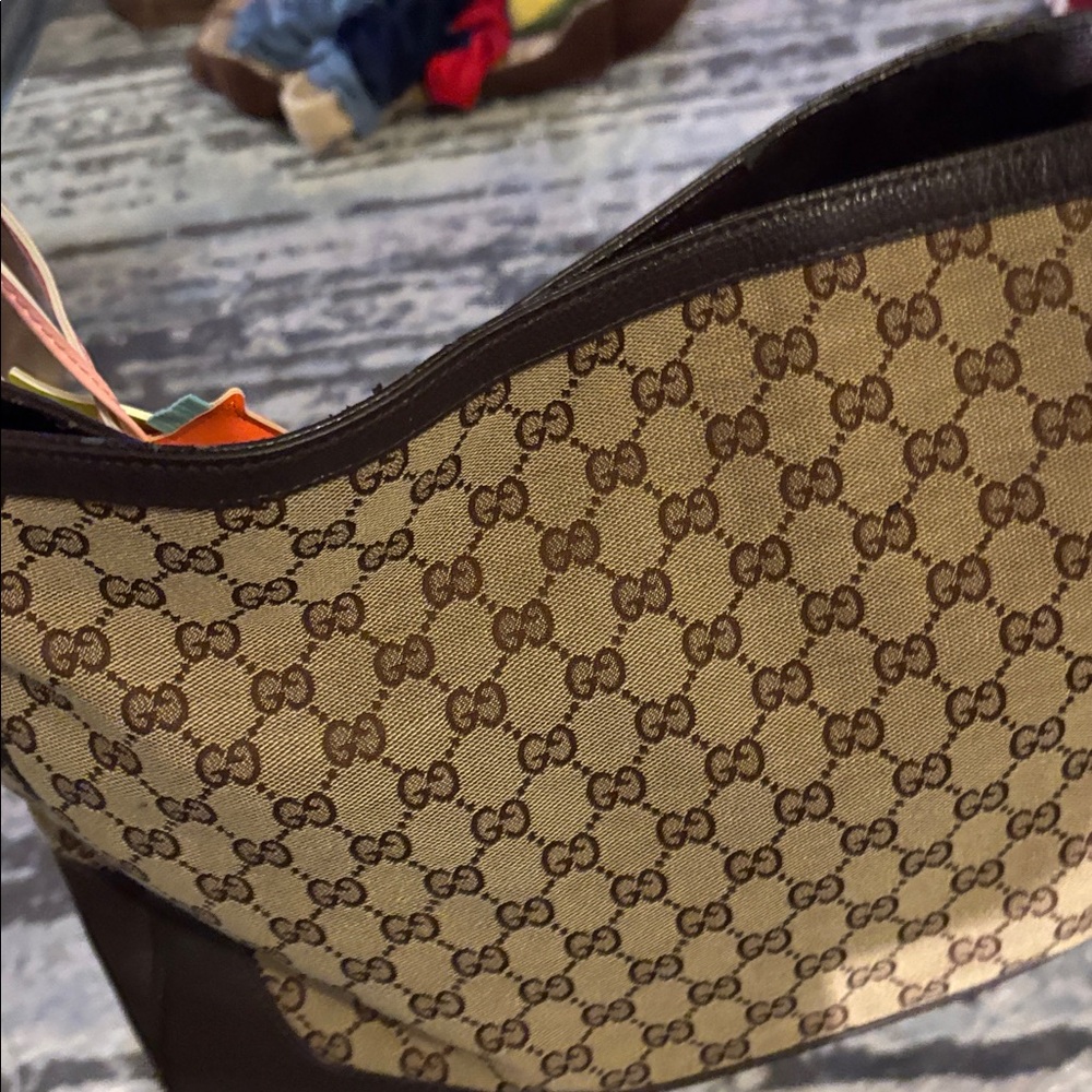 Gucci Beige and Brown GG Crossbody Bag_Asis sale. No cancellations or refunds. - Picture 12 of 16